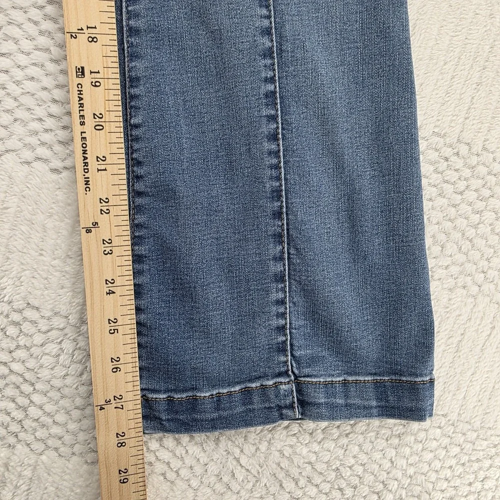 Art Class Girls Flare Jeans Blue Denim Mid Rise Size 14 Adjustable Waist Stretch